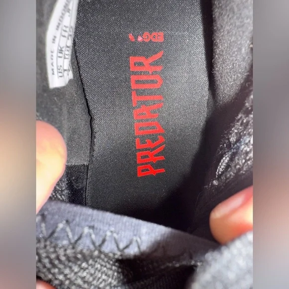 Adidas Predator Black Soccer Cleats Kids Unisex Size 1Y - Picture 3 of 8